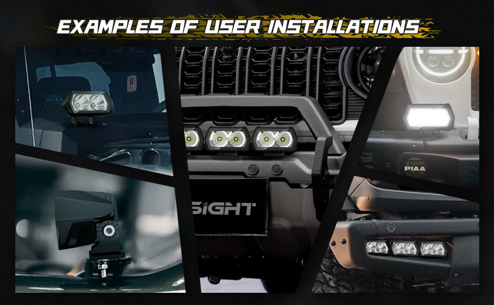 Rock Series | 3.5-inch LED Pod Lights | Spot Beam