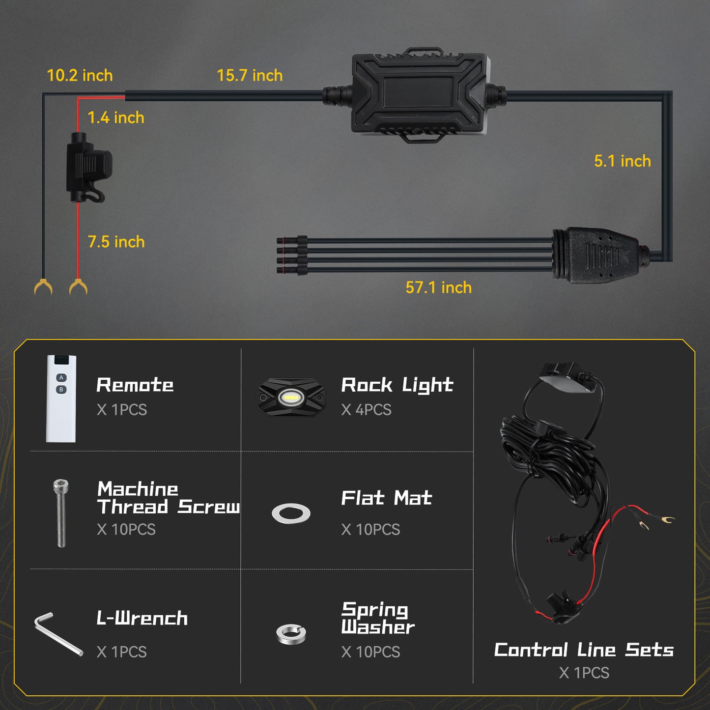 Novsight Rock lights