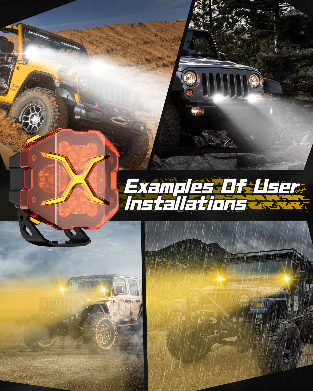 X-Series | 4-inch LED Pod Light X-Line DRL Driving Beam