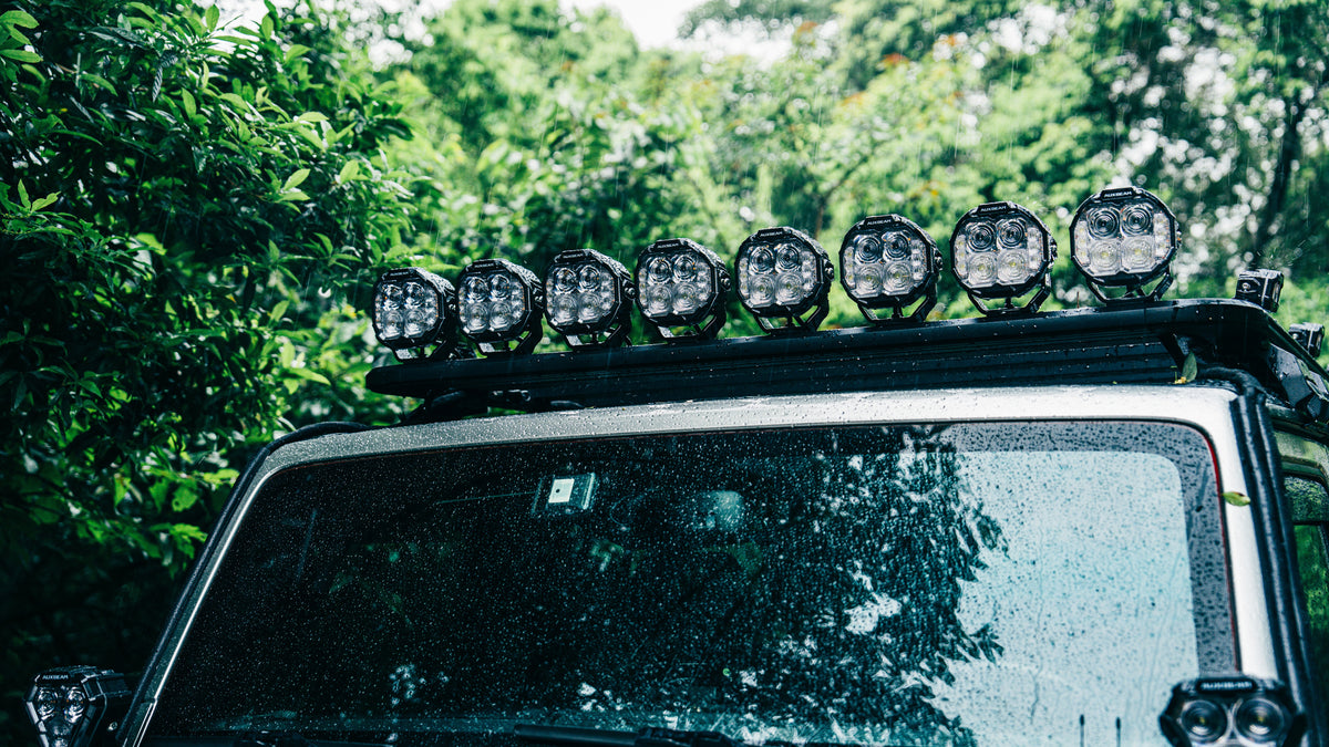 Auxbeam MASTER-T 5" Combo Beam Off-Road LED Lights with Dynamic Start-Up Amber Backlight (Pair)