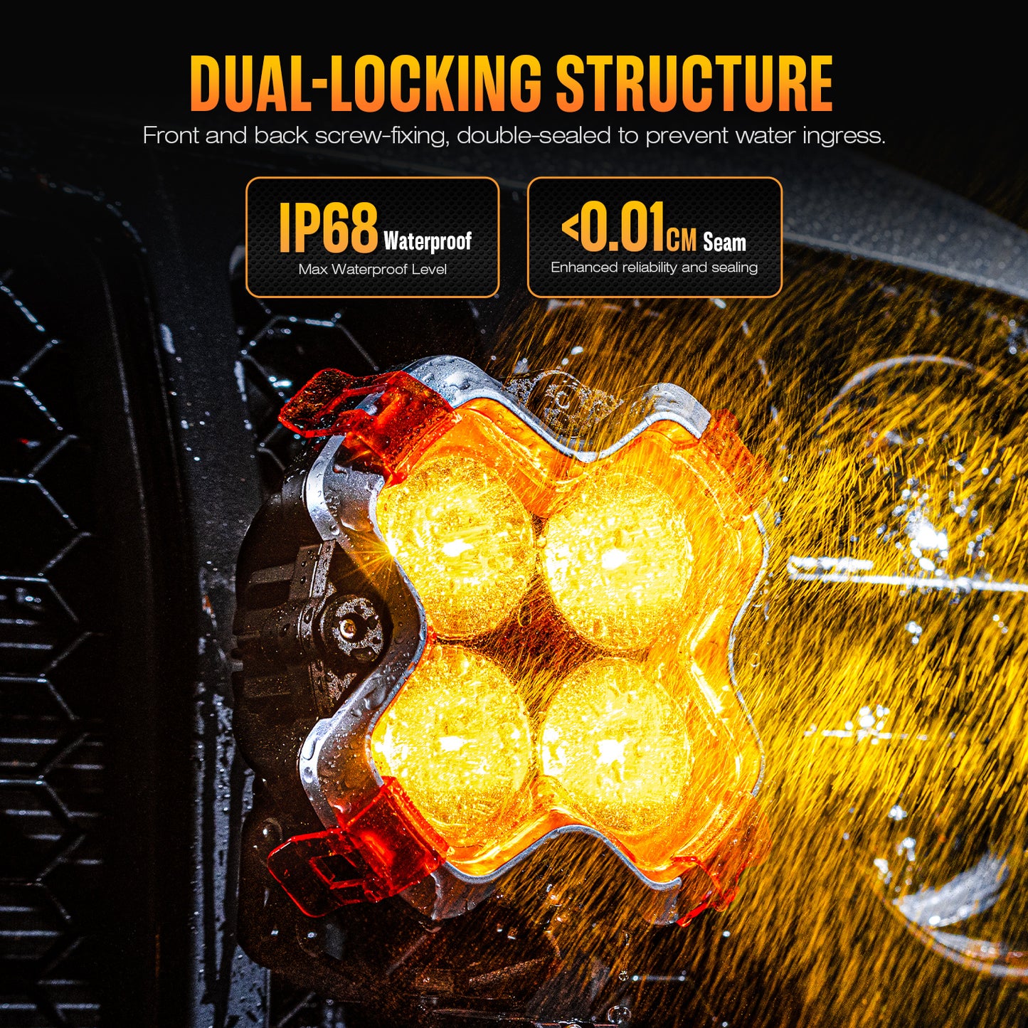HALO Pro Series 6" LED Pod Lights with Dynamic DRL Modes
