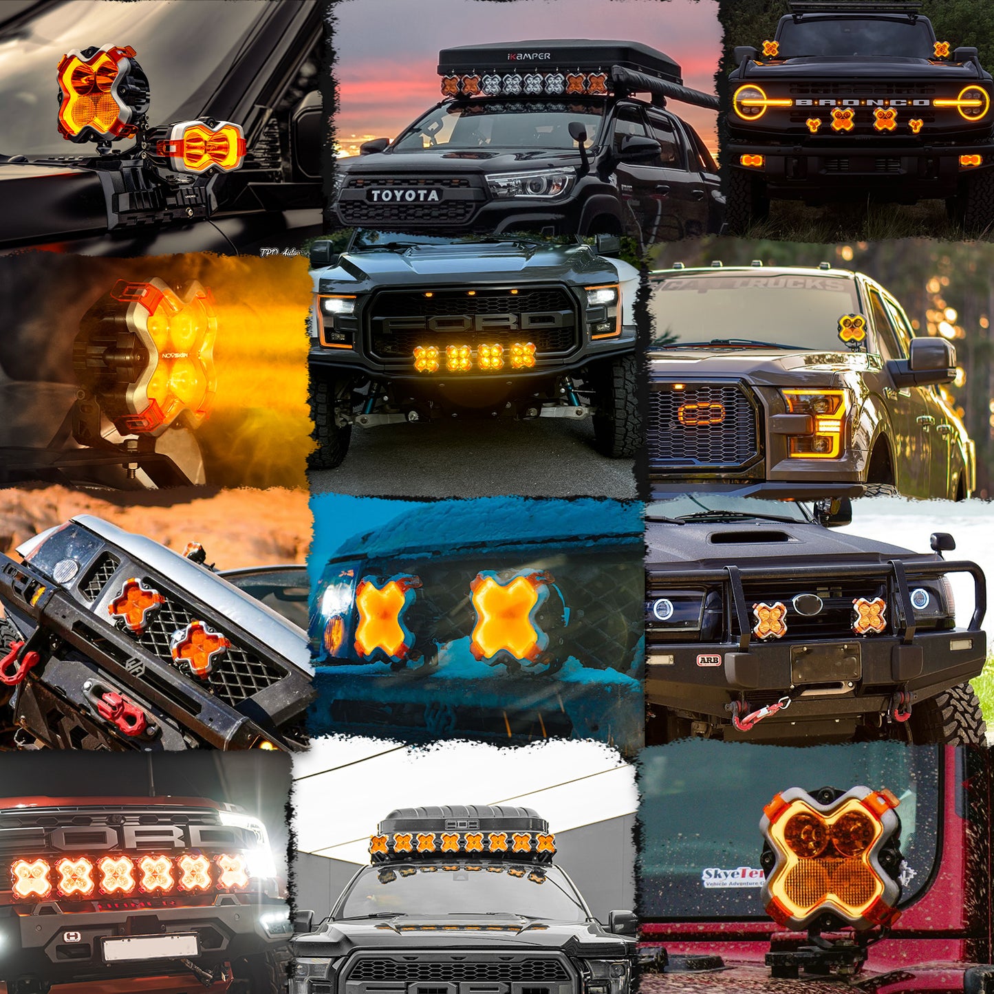 HALO Pro Series 6" LED Pod Lights with Dynamic DRL Modes