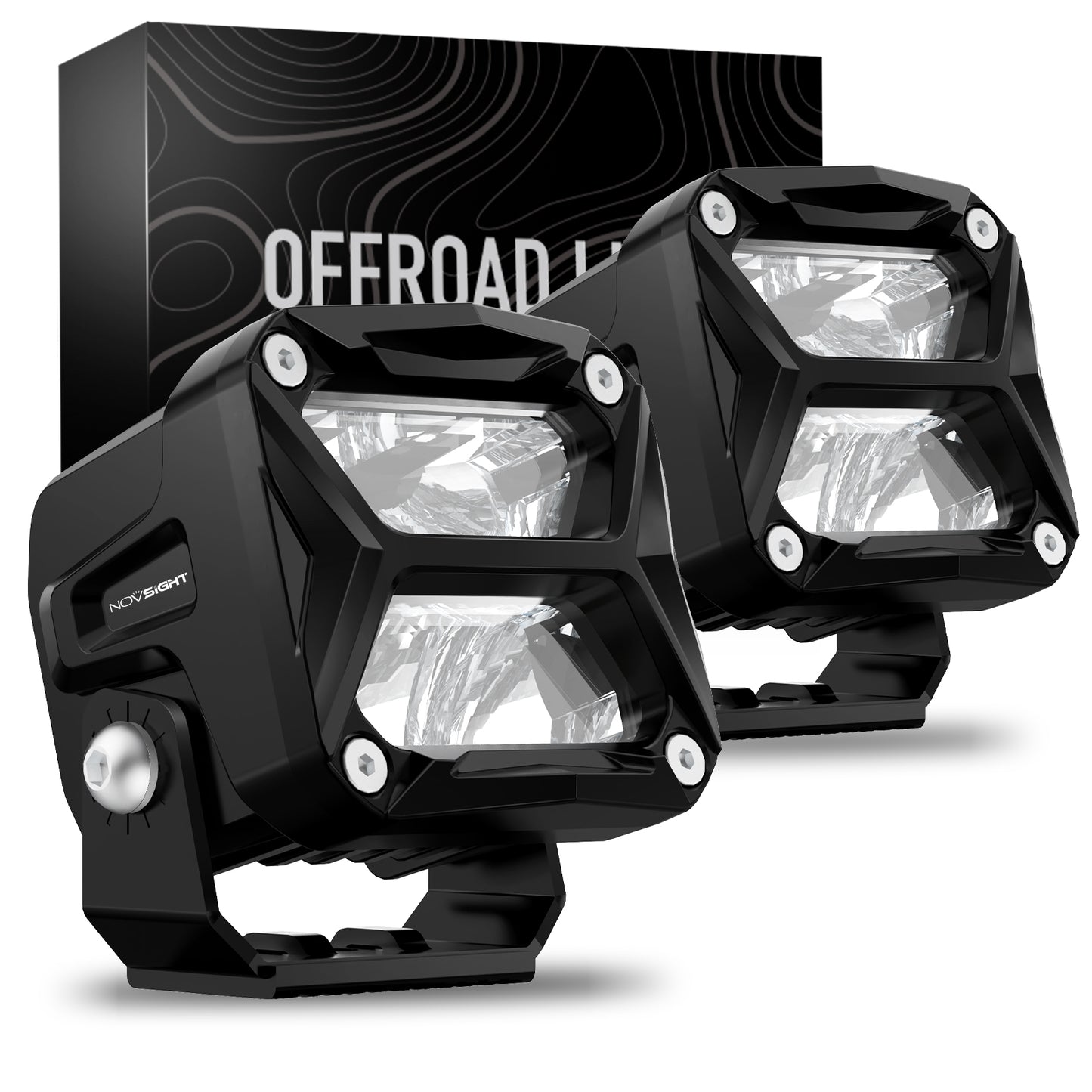Rock Series | 3-inch LED Pod Lights |Spot Beam
