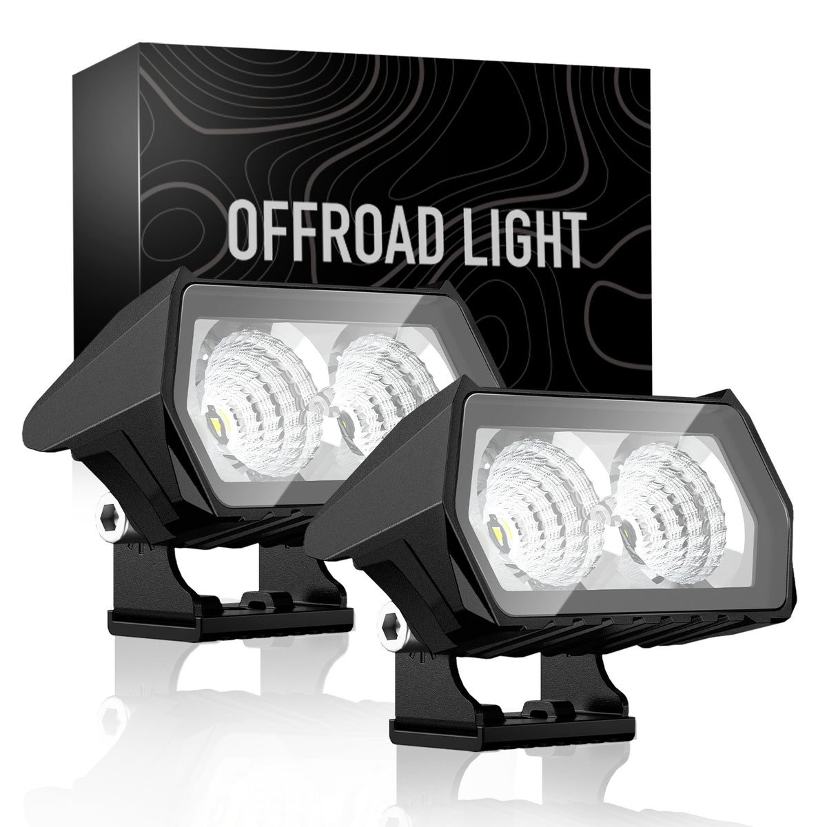 Rock Series | 3.5-inch LED Pod Lights Flood Lights – Hamilton Rugged ...